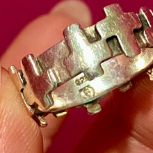 Load image into Gallery viewer, Studio Artist Cross Ring Signed
