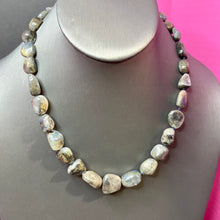 Load image into Gallery viewer, Rutilated Kyanite Chunks Necklace Sterling
