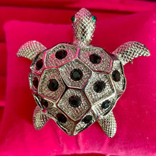 Load image into Gallery viewer, Rhinestone Turtle Pin
