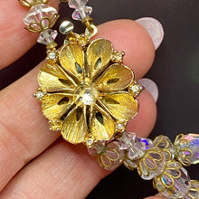 Load image into Gallery viewer, Double Strand AB Crystal Necklace
