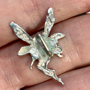 Sterling  Fairy Pendant