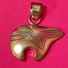 Load image into Gallery viewer, SS Huge Bear Pendant
