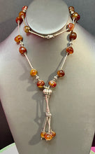 Load image into Gallery viewer, Sterling Hardstone Agate Or Carnelian Spectacular Necklace
