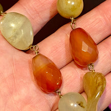 Load image into Gallery viewer, 14K Carved Stone Necklace
