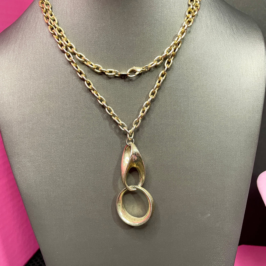 Cool Modernist Rings Necklace