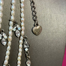 Load image into Gallery viewer, Freshwater Seed Pearl Edwardian Style Yoni Necklace
