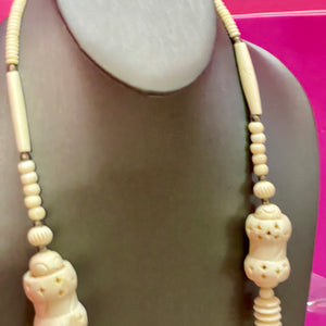Old Carved Necklace