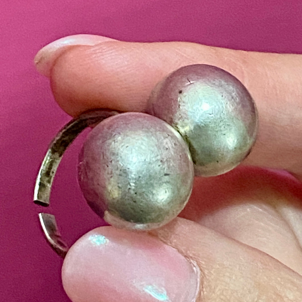 Sterling Ball Ring