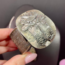 Load image into Gallery viewer, Egypt Marks Sterling Cuff &amp; Huge Pendant Edgar Vet Fund
