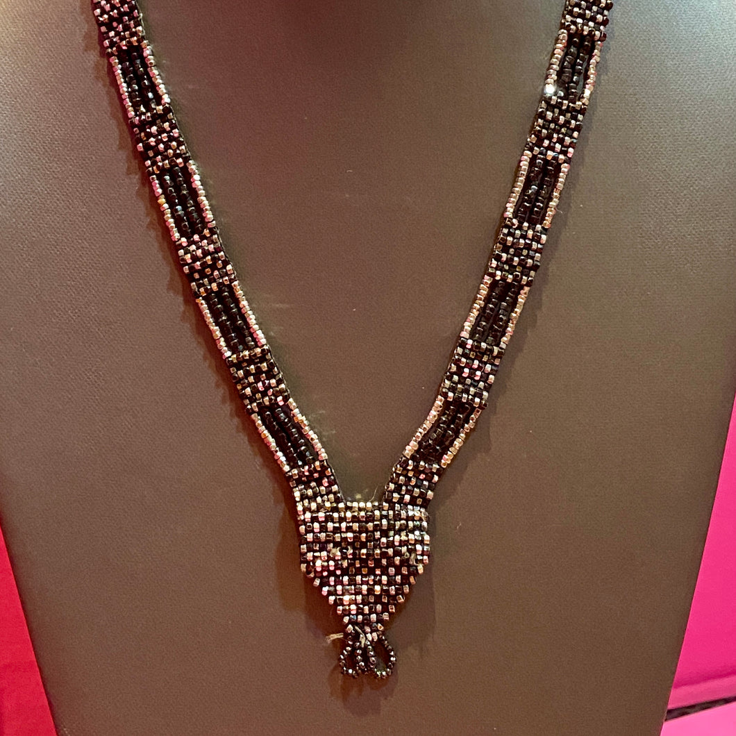 Old Art Deco Beaded Necklace