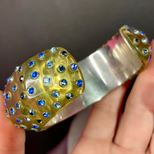 Load image into Gallery viewer, Lucite Rhinestone Cuff Edgar Vet Fund
