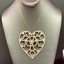 Load image into Gallery viewer, Dawn’s Huge Rhinestone Heart Edgar Vet Fund

