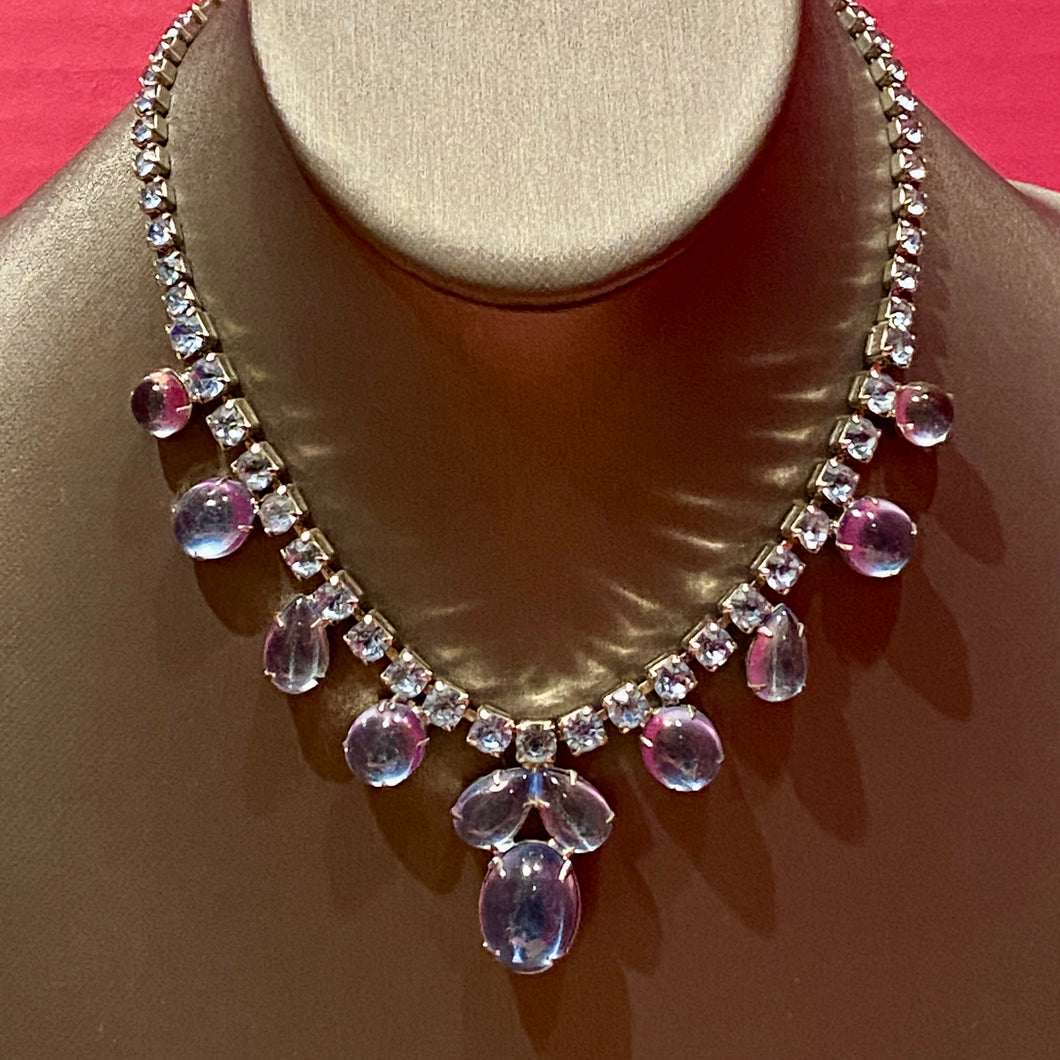 Glowing Rhinestone Necklace