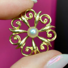 Load image into Gallery viewer, 12K Gold Filled &amp; Pearl Pin 4g
