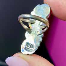 Load image into Gallery viewer, From Consigner Collection  Sterling Turquoise Signed Native American Long Ring
