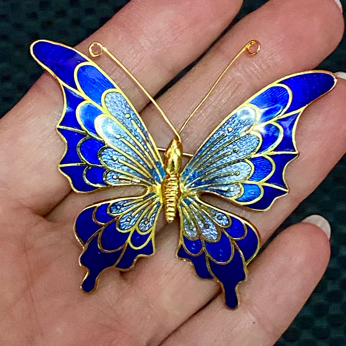 Enamel Butterfly Pin – Hudson Vintage