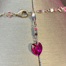 Load image into Gallery viewer, Sterling Crystal Heart Necklace
