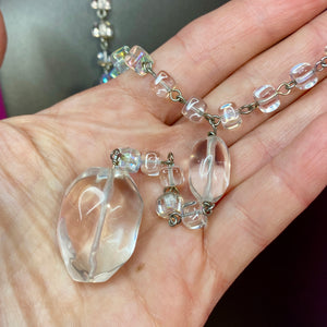 Pretty Glass Y Necklace