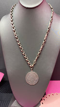 Load image into Gallery viewer, Victorian Double Watch Chain With Coin 83g
