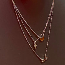 Load image into Gallery viewer, Love Faith Infinity Necklace SS
