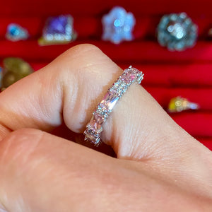 SS CZ Band Ring