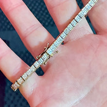 Load image into Gallery viewer, SS Vermel Square Cut CZ Bracelet

