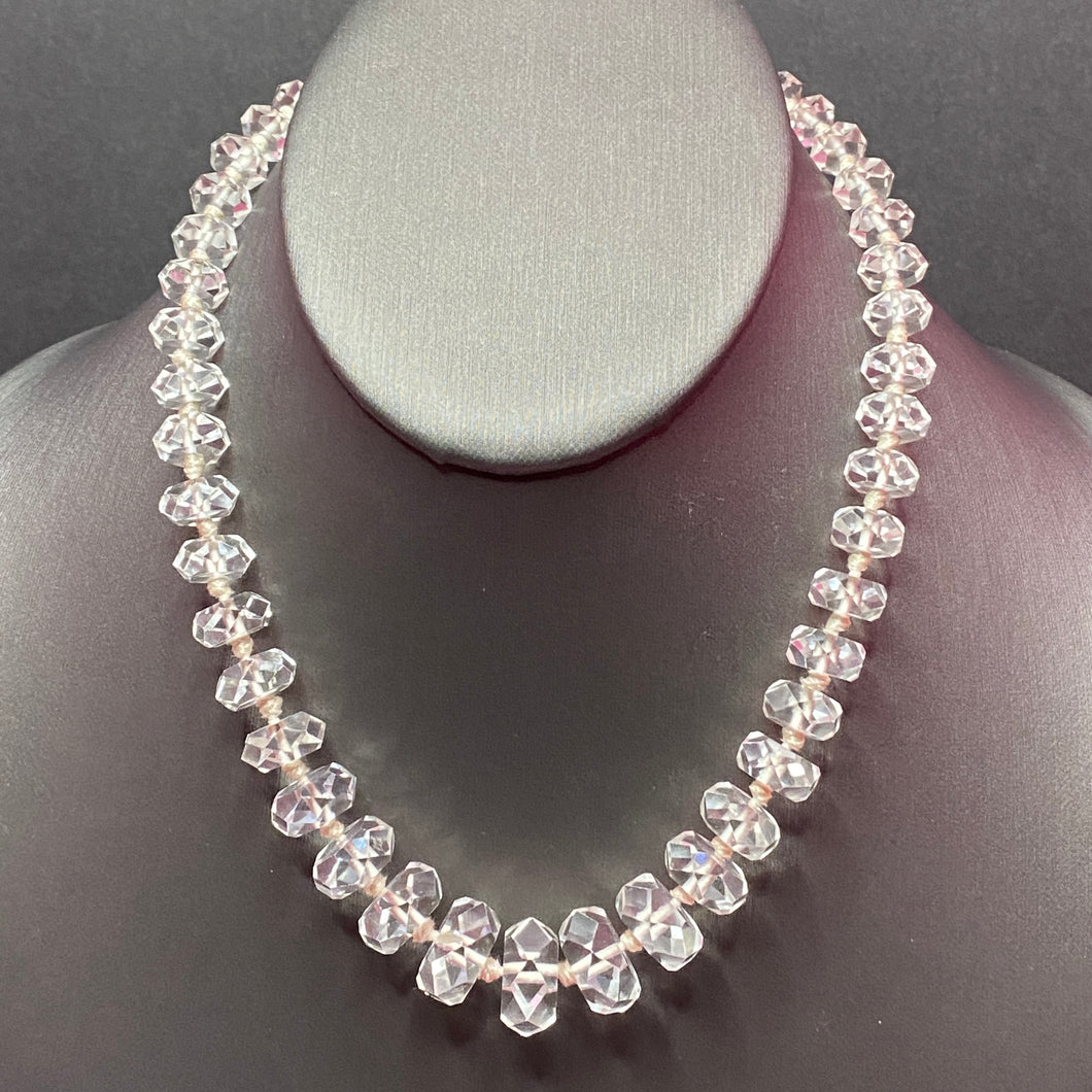 Huge Cut Rock Crystal Necklace