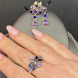 Sterling Nicky Butler Amazing Parure Ring size 8