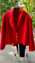 Load image into Gallery viewer, Red Camel Hair Coat Peggy Jennings
