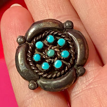 Load image into Gallery viewer, SS Turquoise Old Small Special Pin
