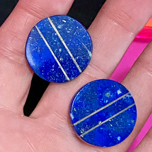 SS Gemmy Lapis Studio Earrings