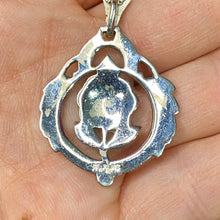 Load image into Gallery viewer, ❤️ Sterling  Marcasite Art Deco Rose Pendant
