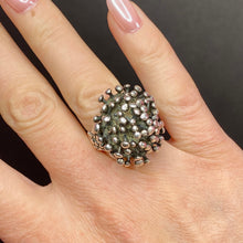 Load image into Gallery viewer, Sterling MCM Modernist Ring 6.25
