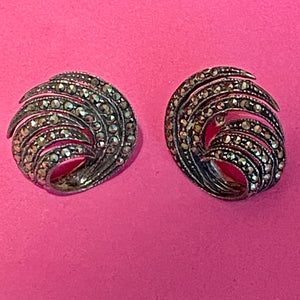 SS Marcasite Earrings