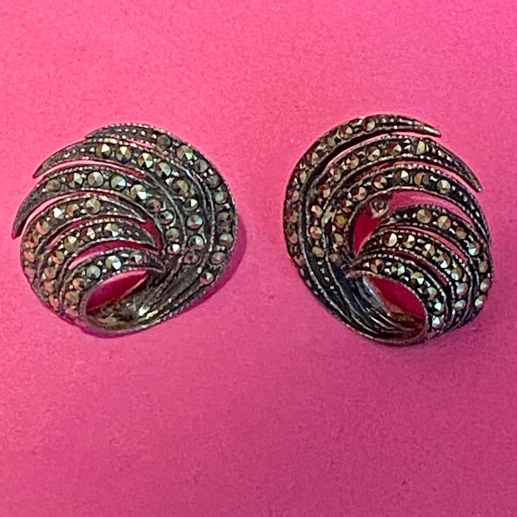 SS Marcasite Earrings