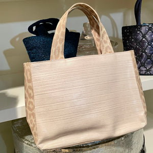 Made In Italy Leopard Print Side Tote