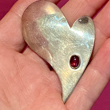 Load image into Gallery viewer, Huge SS Garnet Pendant
