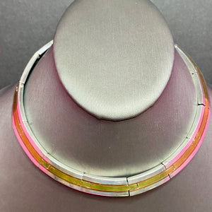 Sterling Signed Numbered Los Castillo Collar Circa 1948 - 1955 135g
