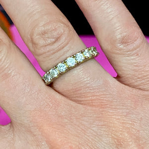 SS CZ Eternity Ring