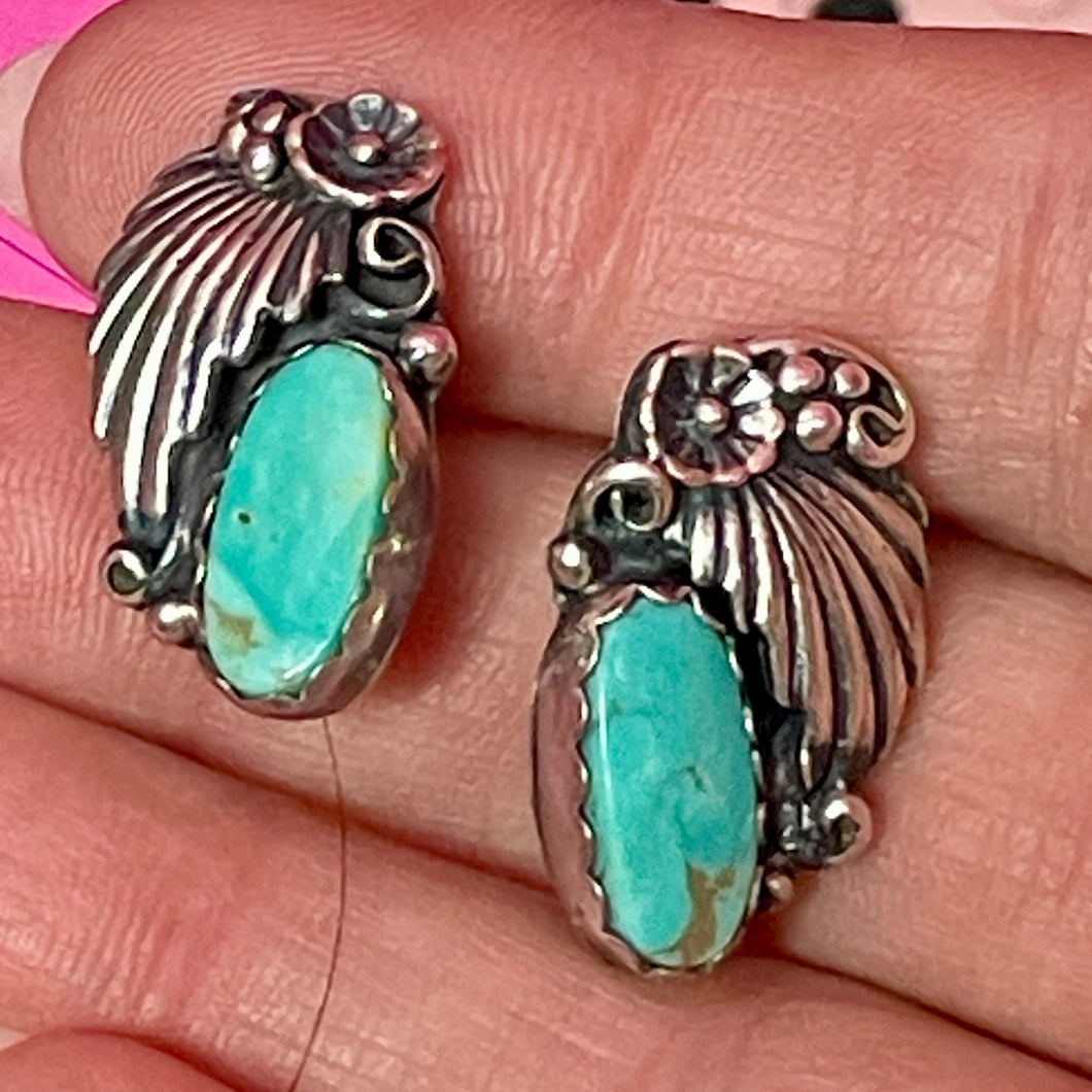 SS Turquoise Earrings