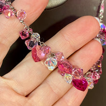 Load image into Gallery viewer, Sterling Crystal Heart Necklace
