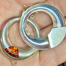 Load image into Gallery viewer, Sterling Amber Earrings
