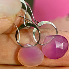 Load image into Gallery viewer, Sterling Tourmaline Briolette Earrings
