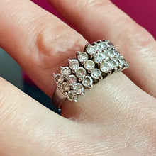 Load image into Gallery viewer, SS CZ Waterfall Ring
