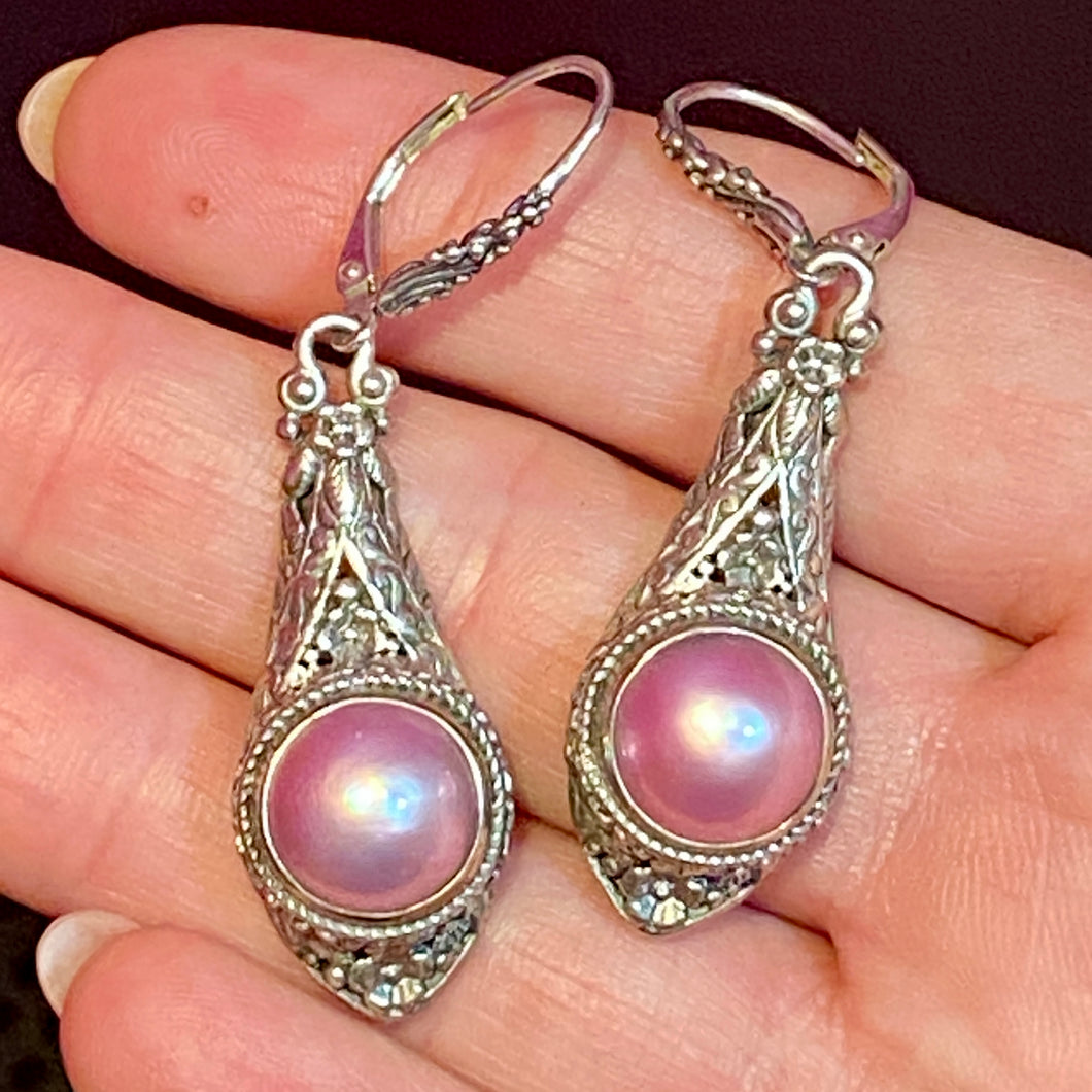 SS Mabe' Pearl Earrings