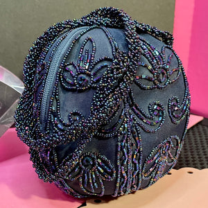 Dark Blue Ball Purse