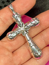 Load image into Gallery viewer, Silver Plated Reversible  Cross
