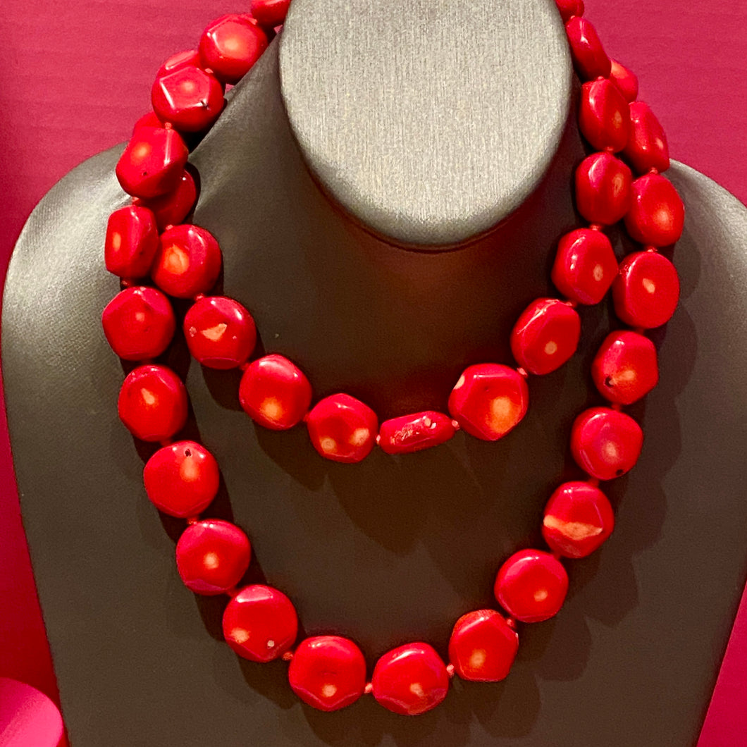 Red Gemstone Necklace