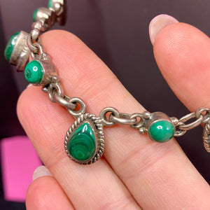 Special Sterling Malachite Necklace