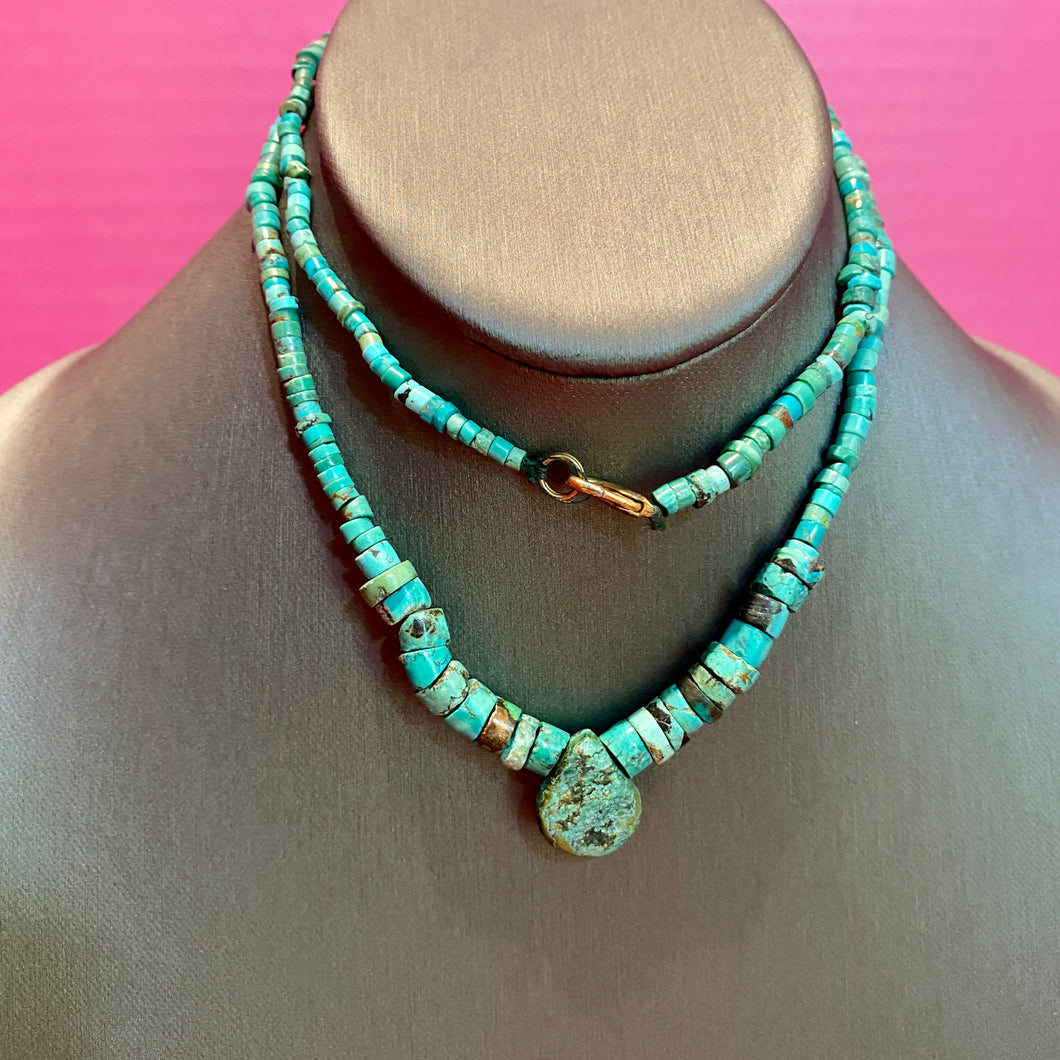 Old Turquoise Necklace